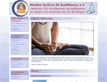 Tablet Screenshot of meditation-karlsruhe.de